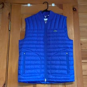 Lacoste Blue Vest Size Large